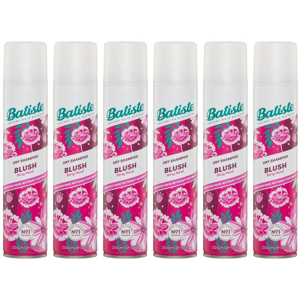 6-PACK Batiste Dry Shampoo Blush 200 ml